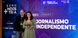 Jornalista toledana é vencedora do Prêmio Fiep de Jornalismo contando sobre a revolução no RH das indústrias