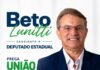Beto Lunitti oficializa candidatura a deputado estadual e prega união por Toledo