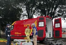 Colisão entre triciclo elétrico e motocicleta deixa mulher ferida em Toledo