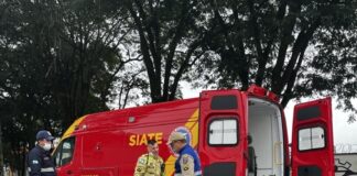 Colisão entre triciclo elétrico e motocicleta deixa mulher ferida em Toledo