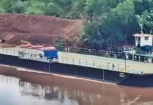 BALSA DO RIO PIQUIRI FICA INOPERANTE E MOTORISTAS PRECISAM UTILIZAR DESVIO PELA REGIÃO DE PALOTINA