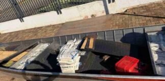 Embarcação com fundo falso é apreendida com 250 unidades de agrotóxicos em Marechal Rondon