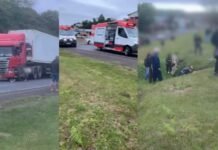 GESTANTE PERDE BEBÊ E TEM PERNA AMPUTADA EM ATROPELAMENTO EM GRAVE ACIDENTE