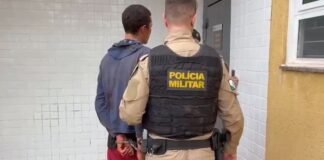 Homem é preso após tentar furtar carro e entrar em confronto com a PM em Santa Tereza do Oeste