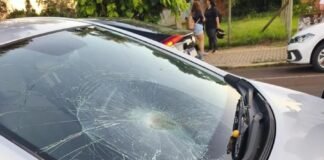 Idosa de 75 anos fica gravemente ferida após ser atropelada no centro de Marechal Rondon