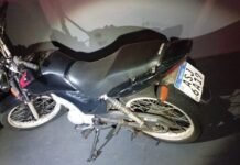 MOTOCICLETA FURTADA É ENCONTRADA ABANDONADA EM RUA DE TOLEDO