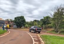 Motociclista fica ferido após bater na lateral de Hilux na PR-317, em Formosa do Oeste