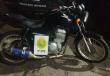 Motor de moto furtada em 2017 é encontrado em Honda CG 125 em Toledo