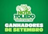 Nota Toledo premia 22 contribuintes no sorteio de setembro
