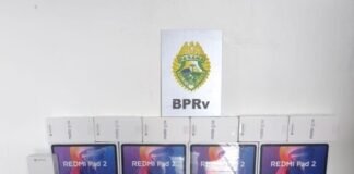 PASSAGEIRA É FLAGRADA COM MALA CARREGADA DE ELETRÔNICOS DO PARAGUAI NA PR-585, EM TOLEDO