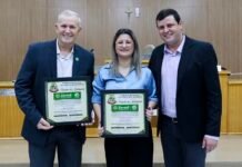 Sicredi Progresso PR/SP recebe Moção de Aplausos da Câmara de Vereadores de Ouro Verde do Oeste
