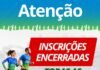 Atenção, inscrições encerradas
