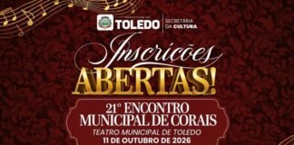 Secretaria da Cultura abre inscrições para o 21º Encontro Municipal de Corais