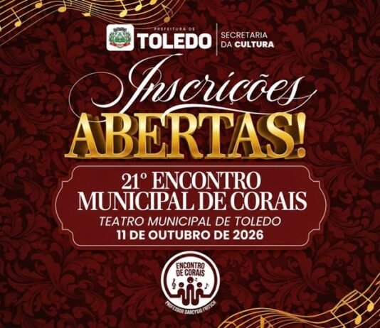 Secretaria da Cultura abre inscrições para o 21º Encontro Municipal de Corais