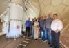 Executivo de Toledo faz visita técnica à estação meteorológica do Simepar