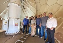 Executivo de Toledo faz visita técnica à estação meteorológica do Simepar