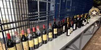 Receita Federal apreende vinhos raros estimados em meio milhão sem documentação adequada no Paraná