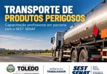 Estão abertas inscrições para curso gratuito de Transporte de Produtos Perigosos