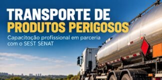 Estão abertas inscrições para curso gratuito de Transporte de Produtos Perigosos
