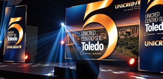 Unicred Centro-Sul celebra cinco anos em Toledo com evento que reúne autoridades e cooperados