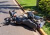 MOTOCICLISTA FICA FERIDO APÓS COLISÃO COM CARRO DURANTE MANOBRA DE RETORNO EM TOLEDO