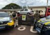 Polícia apreende quase 700 kg de maconha após perseguição em Toledo,