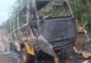 Prefeitura acompanha incêndio em ônibus terceirizado do transporte escolar