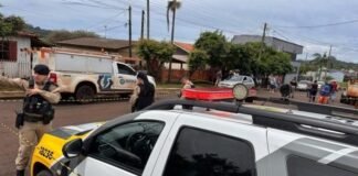SÃO MIGUEL DO IGUAÇU HOMEM É MORTO A TIROS E COLEGA FICA GRAVEMENTE FERIDO