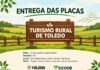 Toledo entrega placas do Turismo Rural e sanciona novas leis para o setor