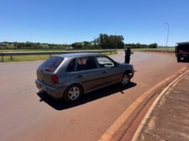 VW Gol furtado é localizado abandonado pela Guarda Municipal em Toledo