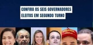 Confira os governadores eleitos no segundo turno das eleições 2026