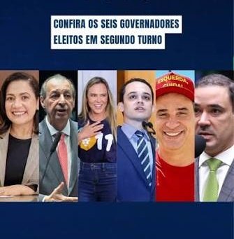 Confira os governadores eleitos no segundo turno das eleições 2026
