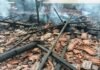 Incêndio destrói barracão de quase 100 anos e mata animais no interior de Toledo